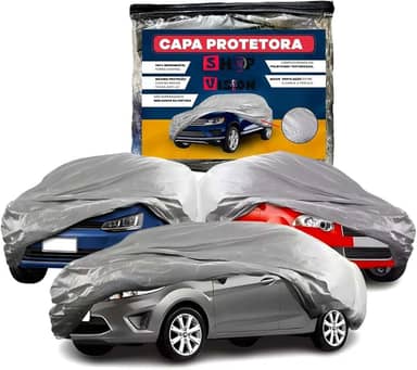 Capa de Cobrir Carro Protetora 100% Impermeável Proteção Chuva Sol Poeira Anti-uv (HB20)
