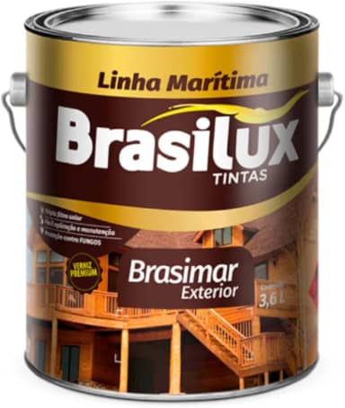 Verniz Maritimo Brasilux 900ML (Mogno)