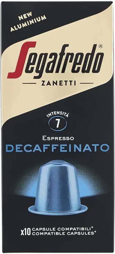 Cápsulas Segafredo Zanetti Descafeinado