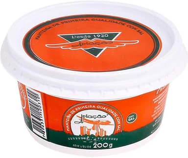 Manteiga com Sal Lata 200g Aviação