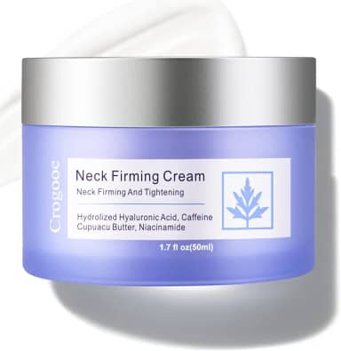 Creme firmador para o pescoço - para rugas na pele, tratamento firmador e levanta o pescoço, antienvelhecimento sustentável, livre de fragrâncias não tóxicas, cuidados com o corpo 1,7 FLoz.