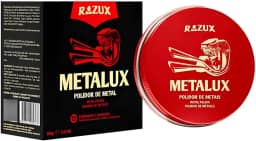 Produto Composto Polidor Para Dar Brilho No Escapamento Da Moto Metalux Razux 100G