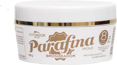 Parafina Bronze Bronzeador Solar Arpoador Fps 8 Bege 120 G