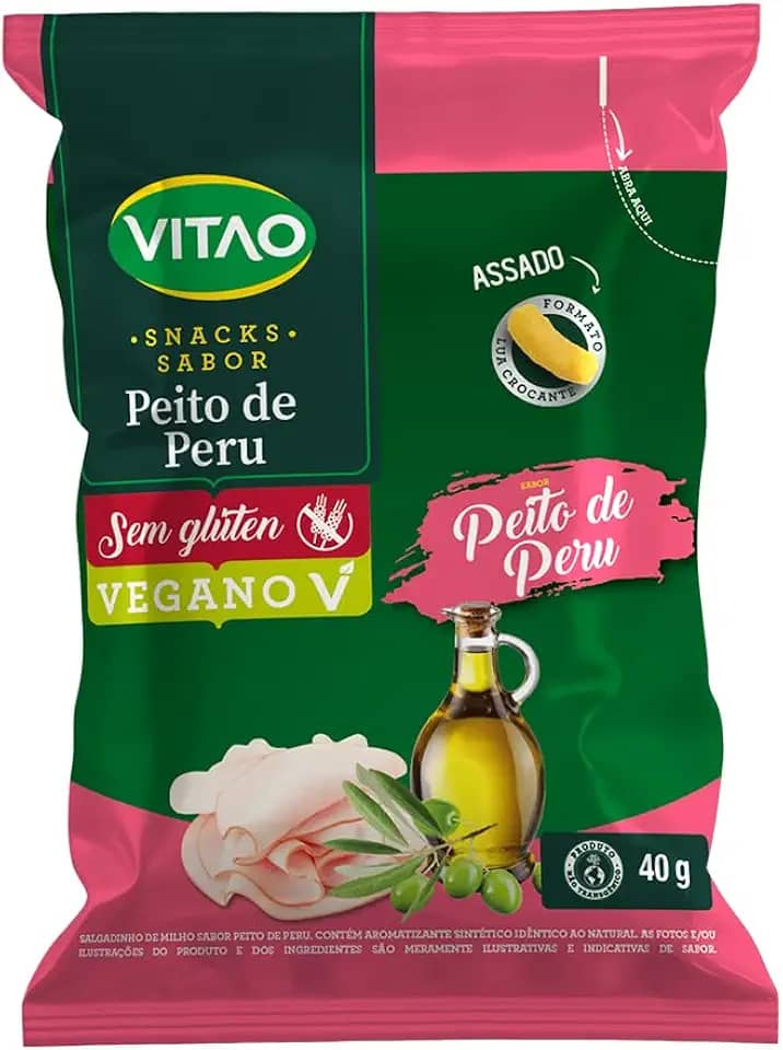Vitao SNACK INTEGRAL PEITO PERU 60G