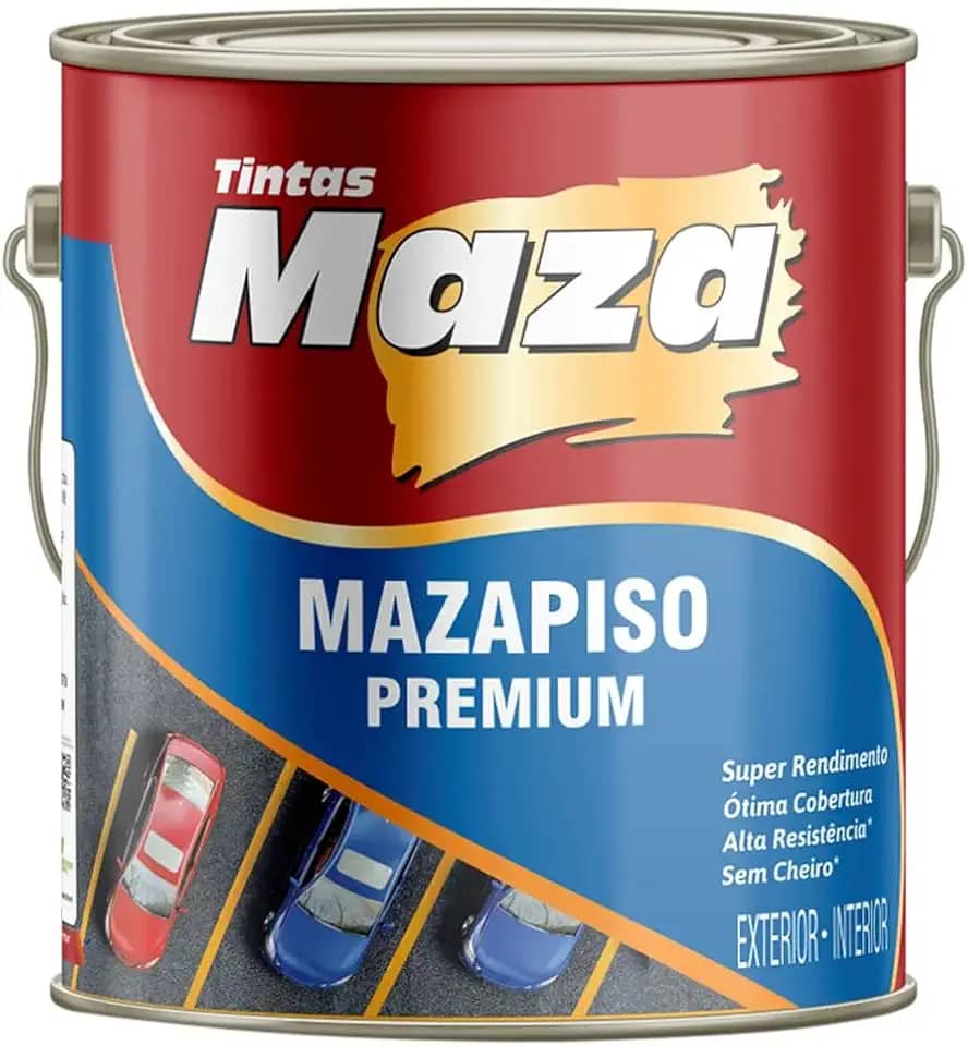 Tinta Piso Concreto Premium Acrílica 3,6L, Maza