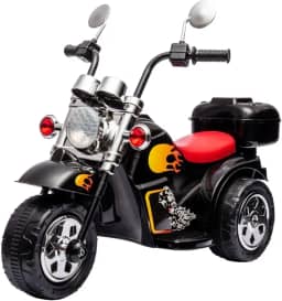 Zippy Toys, Brinquedo Mini Moto Elétrica Infantil Preto 6V