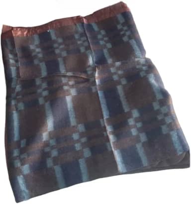 Cobertor duplo grande padrão xadrez (jolitex dyuri eco marrom)