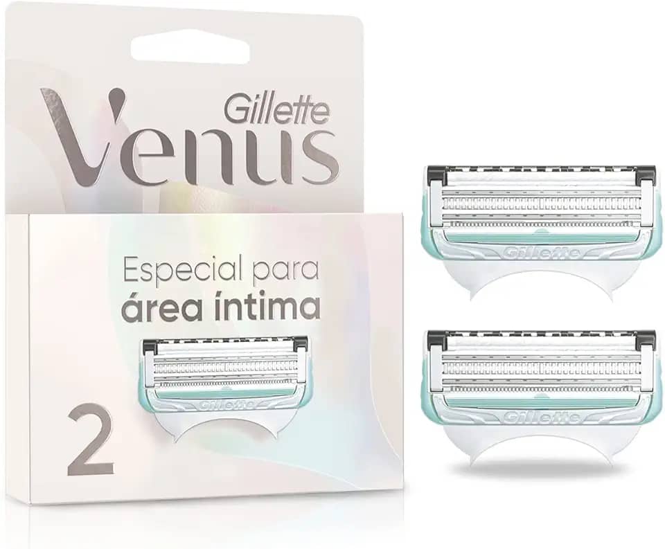 Gillette Venus para Área Íntima, Carga para Aparelho de Depilação Íntima 2 Unidades