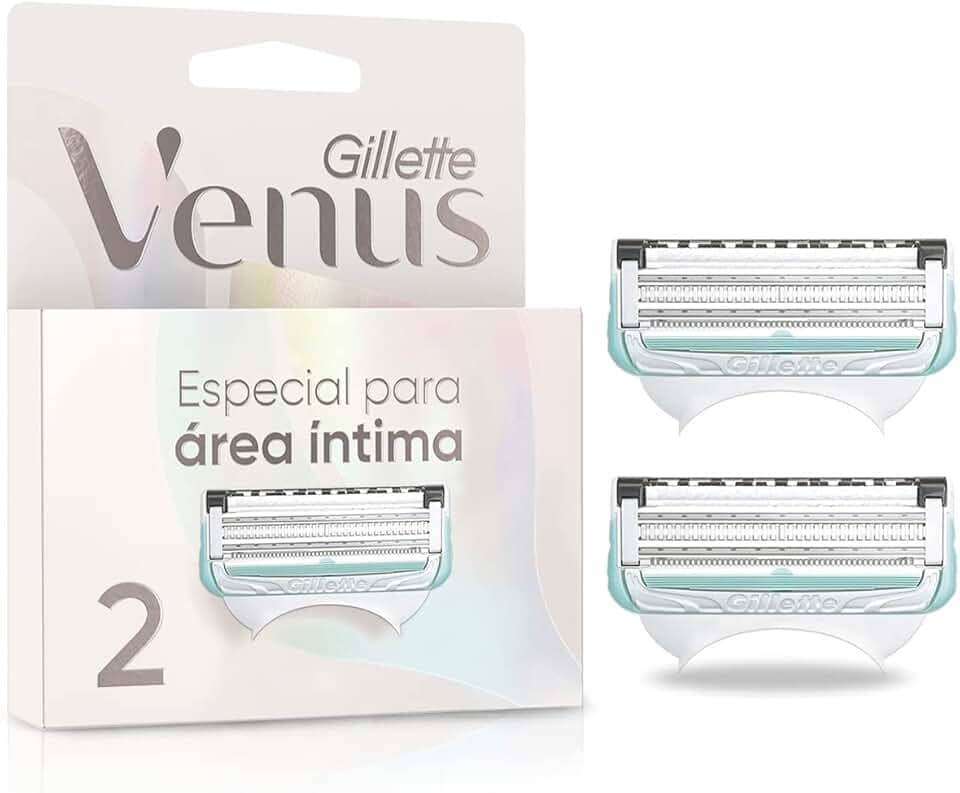 Gillette Venus para Área Íntima, Carga para Aparelho de Depilação Íntima 2 Unidades