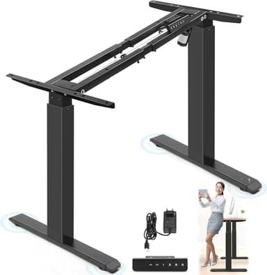 Moldura de mesa elétrica, Base de Escritório, Estação de Trabalho com Moldura de Mesa Elétrica Ajustável, Mesa Eletrica Ajustavel