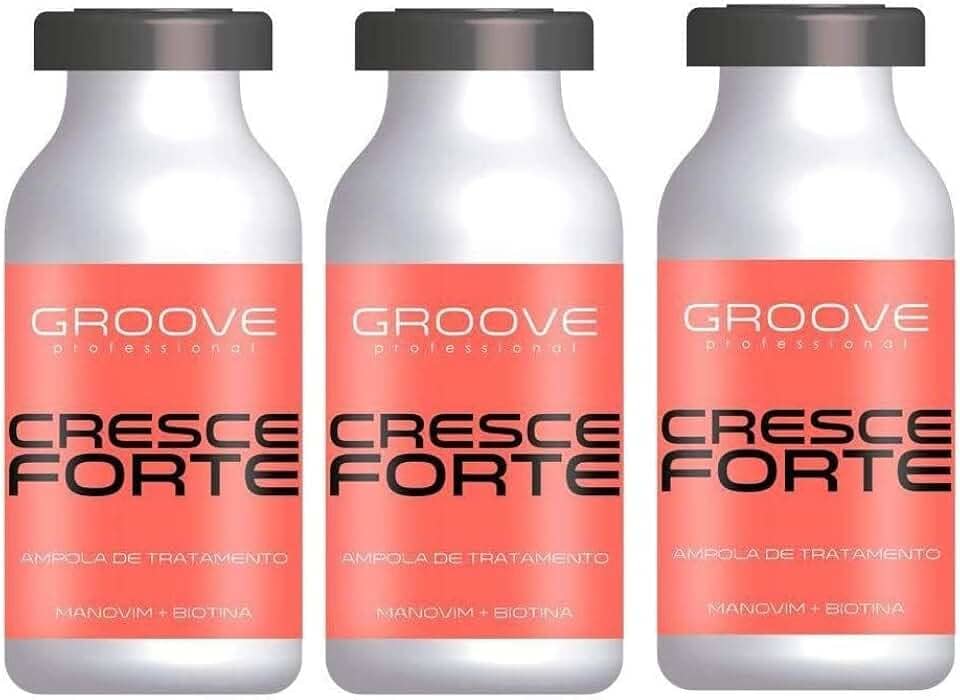 Groove Ampola Cresce Forte cabelos saudáveis 15ml