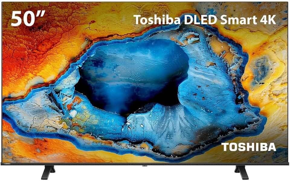 Smart TV DLED 50" 4K Toshiba 50C350NS VIDAA 3 HDMI 2 USB Wi-Fi - TB029M