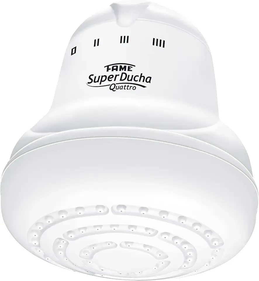 CHUVEIRO ELÉTRICO - SUPER DUCHA QUATTRO BRANCO 127V 5.400W - FAME