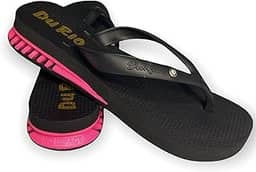 Chinelo Feminino Com Salto DuRio Air Para Esporão Fascite Plantar Ortopédico Vegano