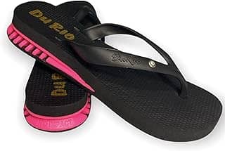 Chinelo Feminino Com Salto DuRio Air Para Esporão Fascite Plantar Ortopédico Vegano