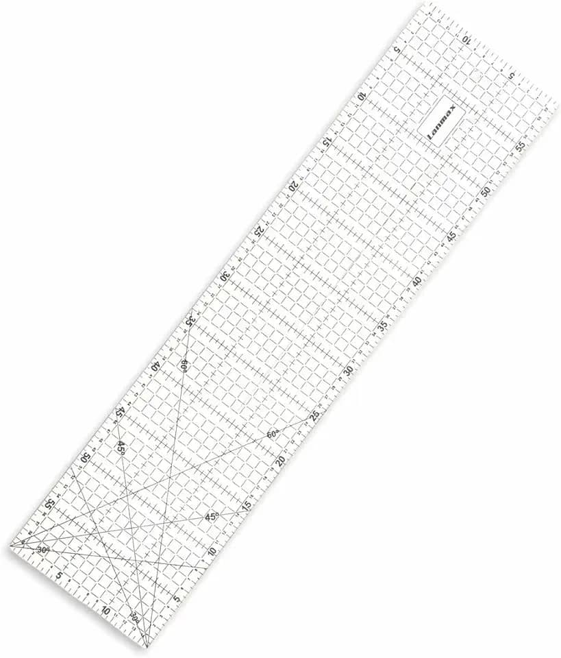 Lanmax Régua Patchwork 15x60cm, Modelo: LMR-16X60, Cor: Transparente