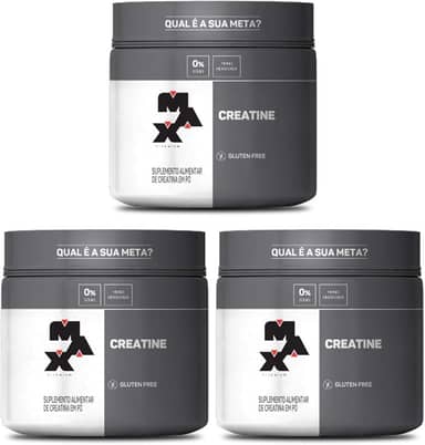 Kit 3x Creatina 300g Max Titanium