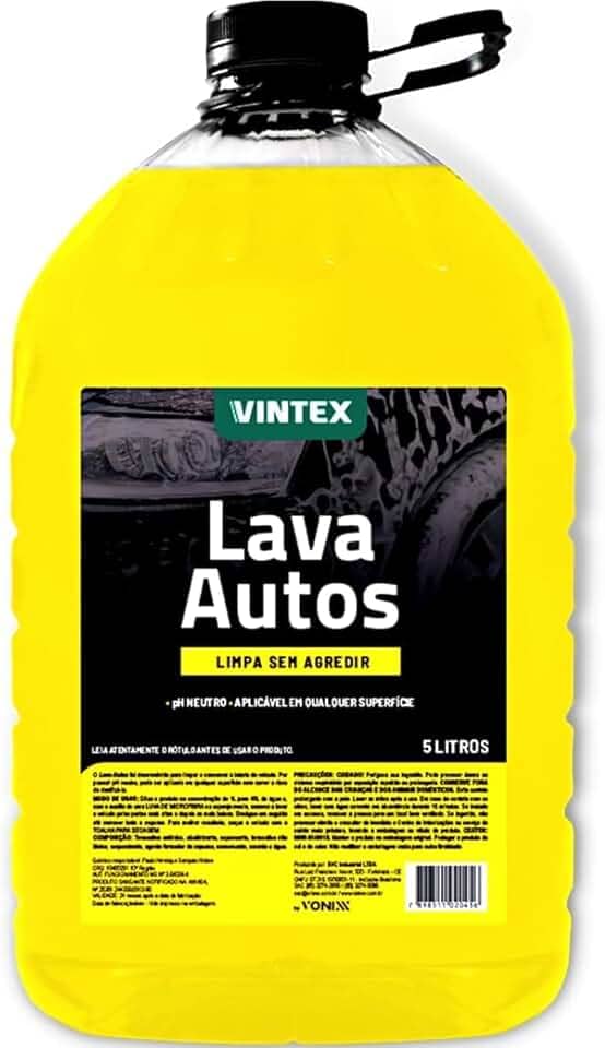 Produto para Lavar Carro Moto Shampoo Vintex Lava Autos