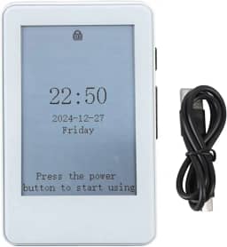 LEITOR DE LIVROS ELÉTRICO 2,7 Polegadas Tela DE Tinta MP3 Player, TFT LCD, Cor, Toque, Bateria e Armazenamento Com Interruptor DE Luz DE Fundo para Calendário, Despertador,