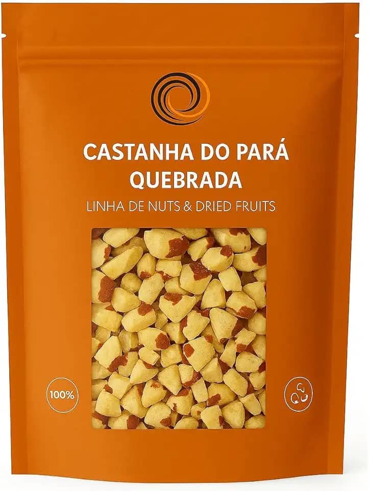 Castanha Do Pará Quebrada Ideal Para Receitas Saudáveis 1KG