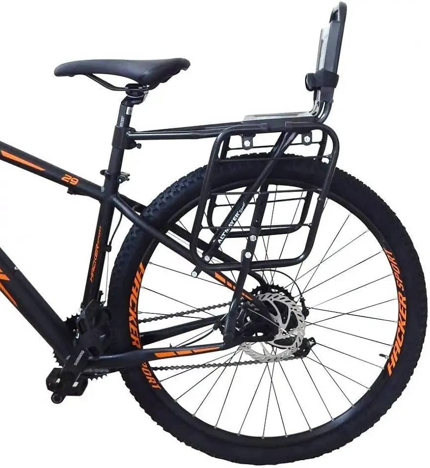 Cadeirinha Bicicleta Infantil Com Bagageiro Acoplado TOP