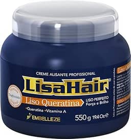 Creme Alisante Liso Queratina 550 g, LisaHair