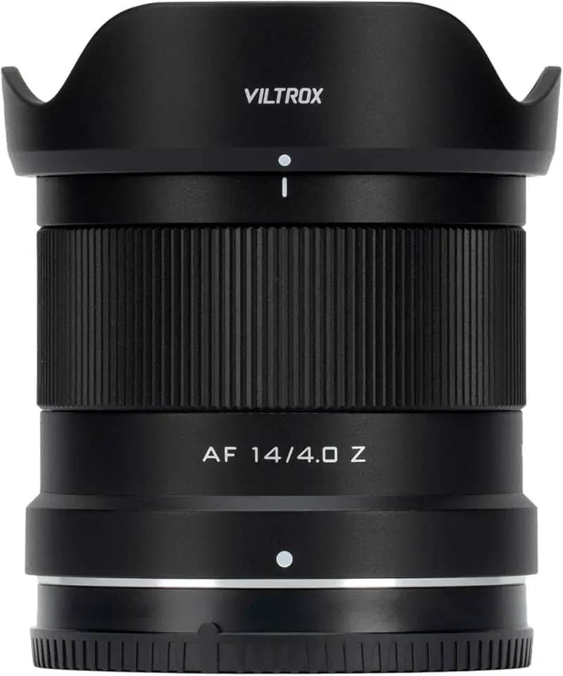VILTROX Lente 14 mm f4.0 Z, AF 14 mm f/4 Z Mount Full Frame para Nikon Z-Mount, lente grande angular Prime para Nikon