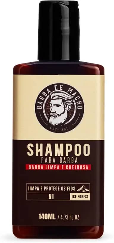 Shampoo Ice Combate Caspa e Irritação 140ml Barba de Macho