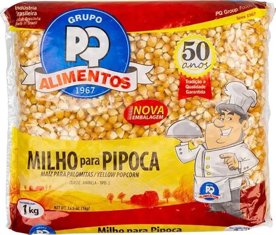 Milho para Pipoca 1Kg PQ