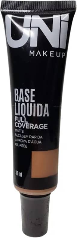 Maquiagem Base Liquida Corretiva Full Coverage Efeito Matte a prova d'agua (C06, 30ML)