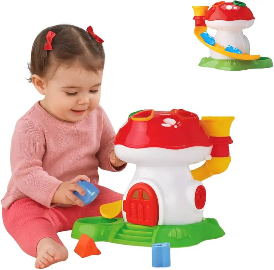 Brinquedos Educativos 1 Ano bebe Com Encaixes Formas Casinha Cores Didaticas Infantil Brinquedo Criança Interativo