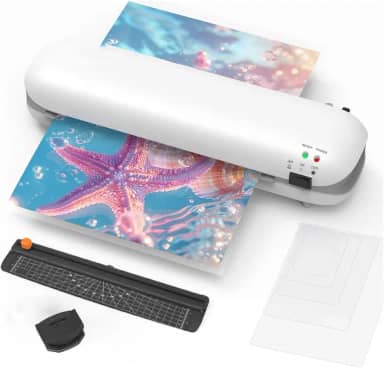 Plastificadora Laminadora A4 Refiladora Sl288 (branco 110v)