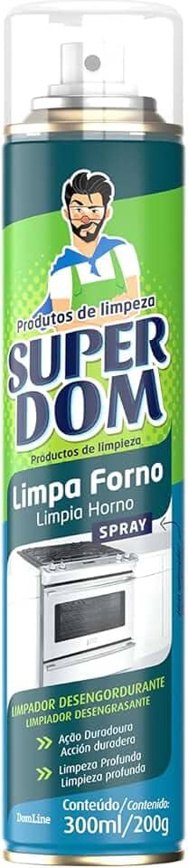 Domline Limpa Forno Super Dom 06x250ml/150g