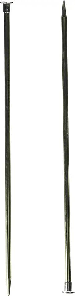 Agulhas de tricô Boye 70420, tamanho 8 (5 mm), alumínio, 2 peças