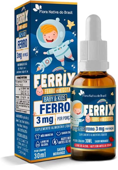 FERRIX KIDS VITAMINA FERRO 30ML - FLORA NATIVA