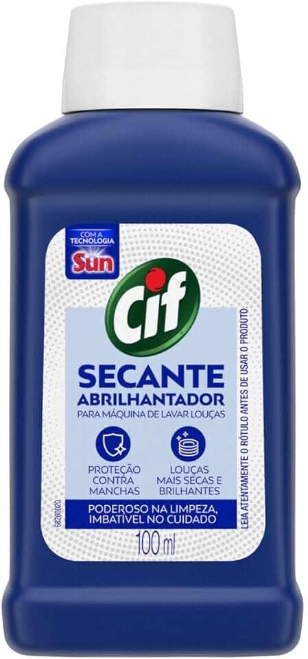 Cif Secante Abrilhantador Para Máquina De Lavar Louças 100Ml