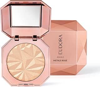 Eudora Make Iluminador Compacto Metals Rosé 5g