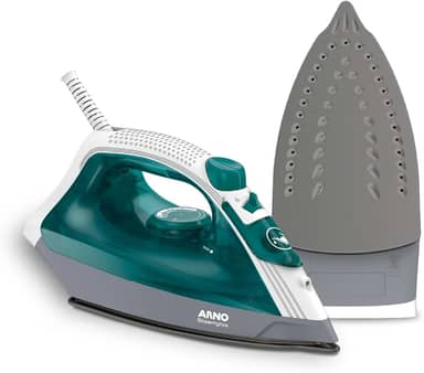 Ferro a Vapor Arno Steamgliss com Base Antiaderente, 1200W, Verde, FSGP 110V