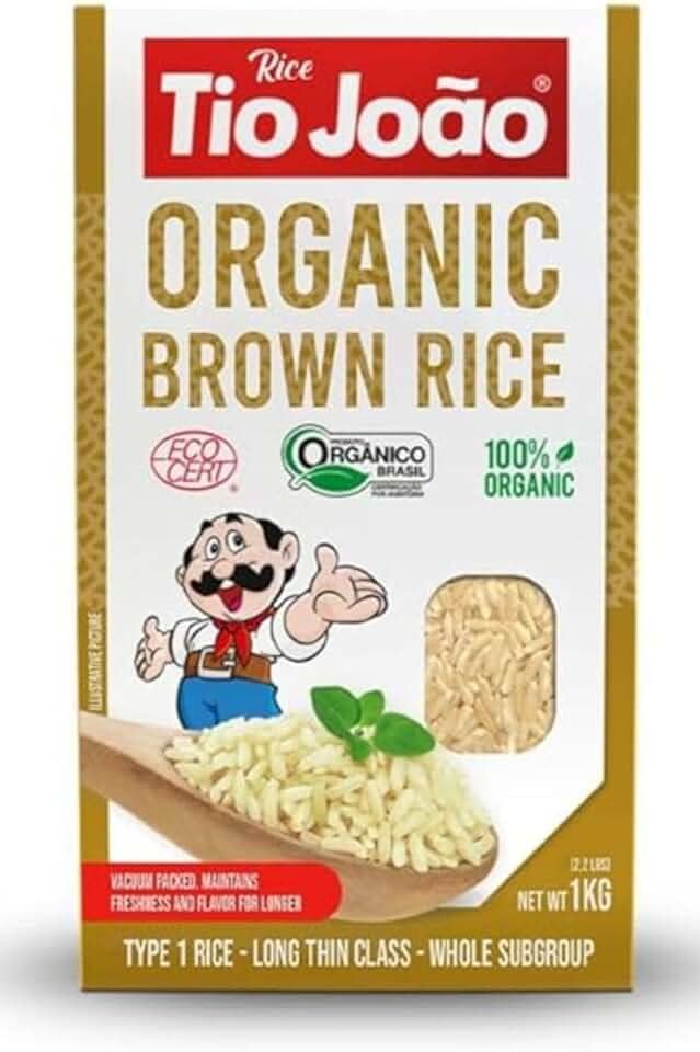 Tio João Arroz Integral Orgânico - 1Kg