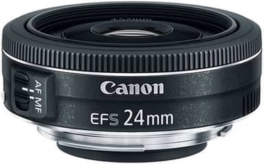 Canon EF-S 24mm f/2.8 STM Lente, Preta