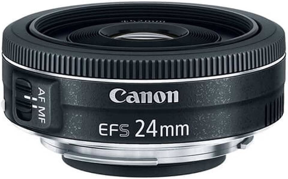 Canon EF-S 24mm f/2.8 STM Lente, Preta