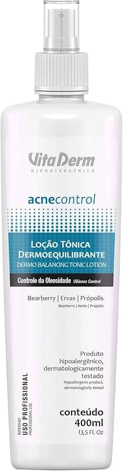 Vitaderm Loção Tônica Dermoequilibrante Acne Control 400Ml