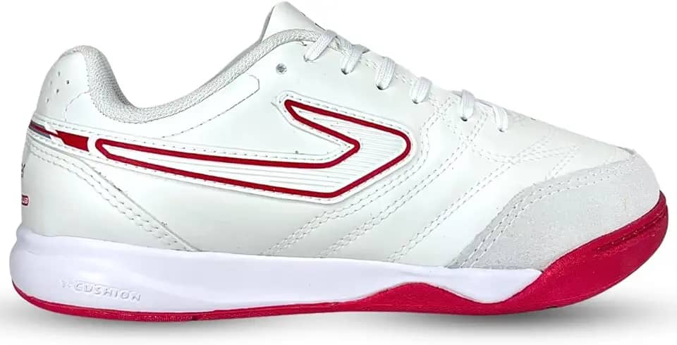 Chuteira Topper Maestro Club V Fsal Branco/Vermelho