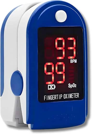 Oxímetro Digital Medidor de Pulsação e Saturação de Oxigênio no Sangue. Portátil, Preciso e Simples de Usar