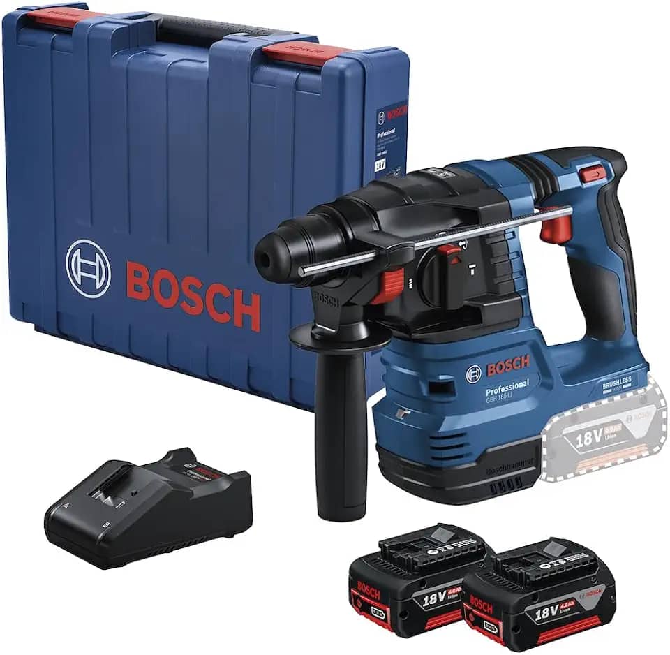 Bosch Martelete rompedor GBH 185-LI 18V Brushless 2 baterias, em maleta
