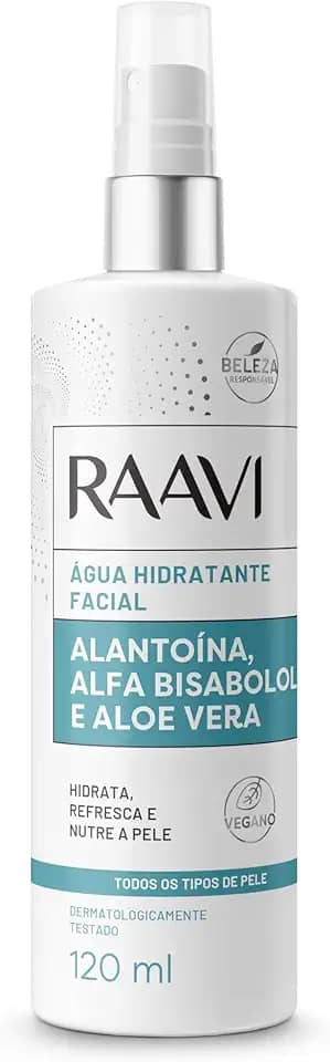 Água Hidratante Facial Raavi 120ml