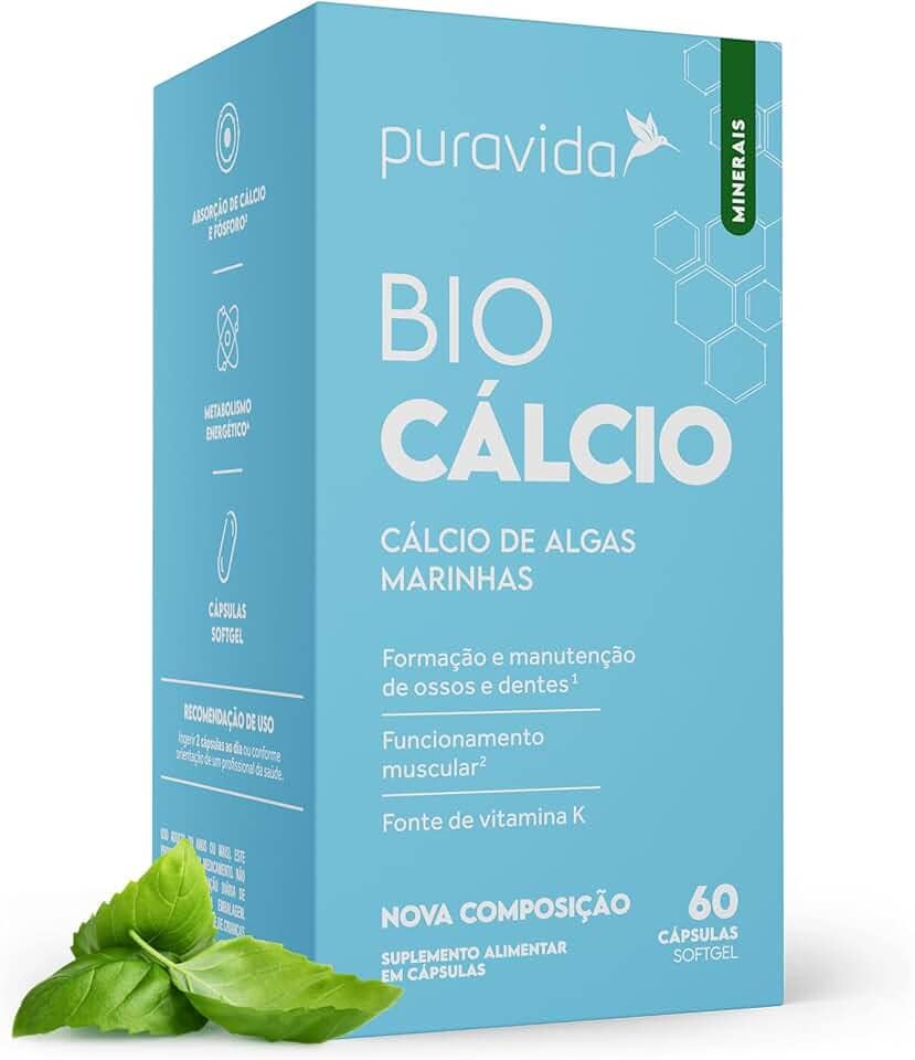 Puravida Suplemento alimentar Bio Cálcio 60 cápsulas