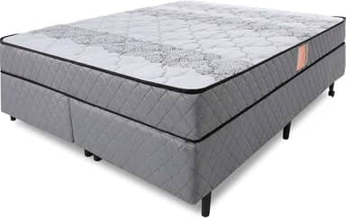 Cama Box Colchão King Firme Espuma D33 Antialérgico Certificado 193x203x51cm - BF Colchões
