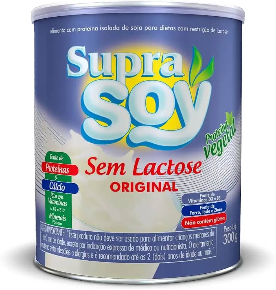 SUPRA SOY Alimento Em Pó Supra Soy Sem Lactose Original -300G