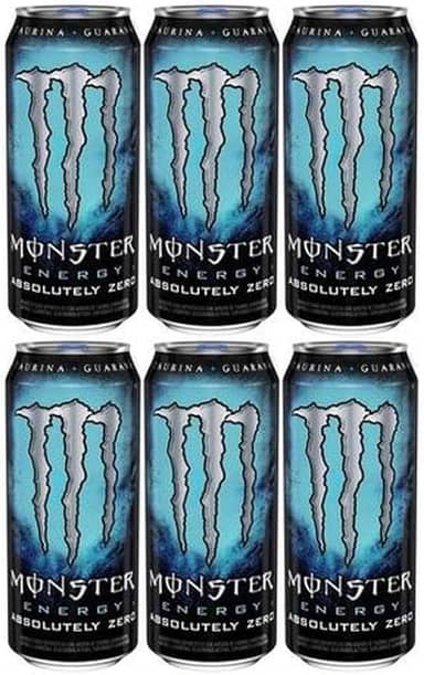 Pack de Monster Absolutely Zero LT 473ml - Unidade 6 unidades
